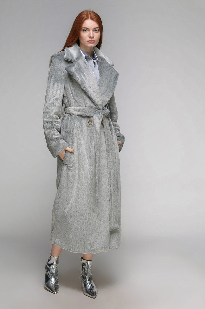 

Шуба Dolcedonna Юта 48 серая ПТ-20242