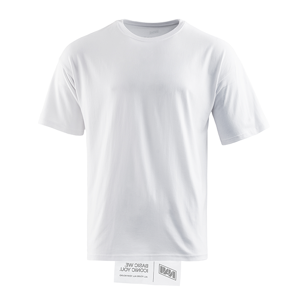 

Оверсайз футболка Basic We Белая (black logo, Оверсайз футболка Basic We Белая (black logo) L/XL