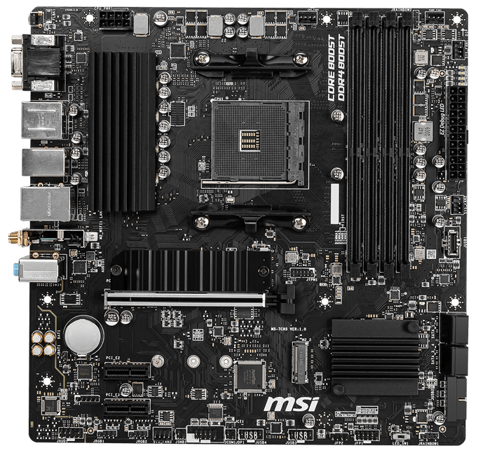 

Материнская плата MSI B550M PRO-VDH Wi-Fi (sAM4, AMD B550, PCI-Ex16)