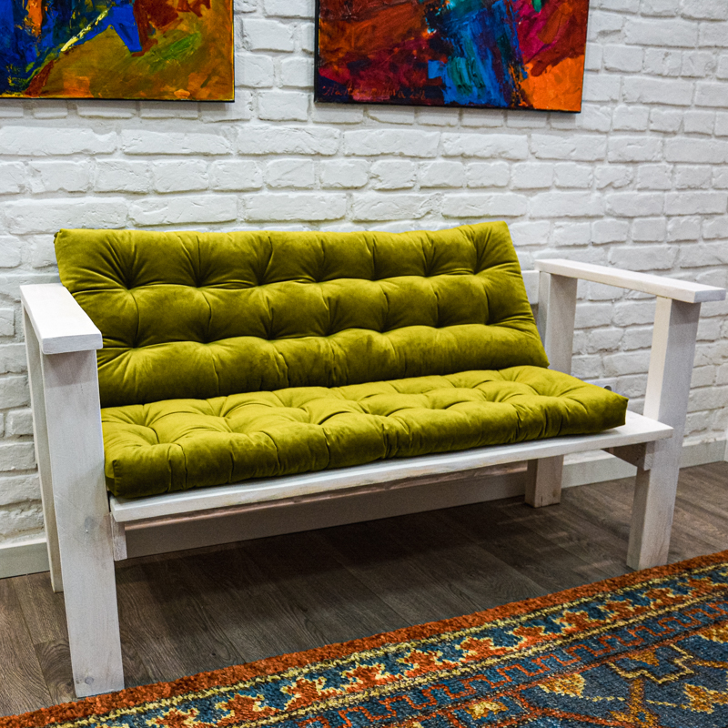 

Подушка для садовой мебели Time Textile Velours Mustard Горчичный 13739-sp 40x150