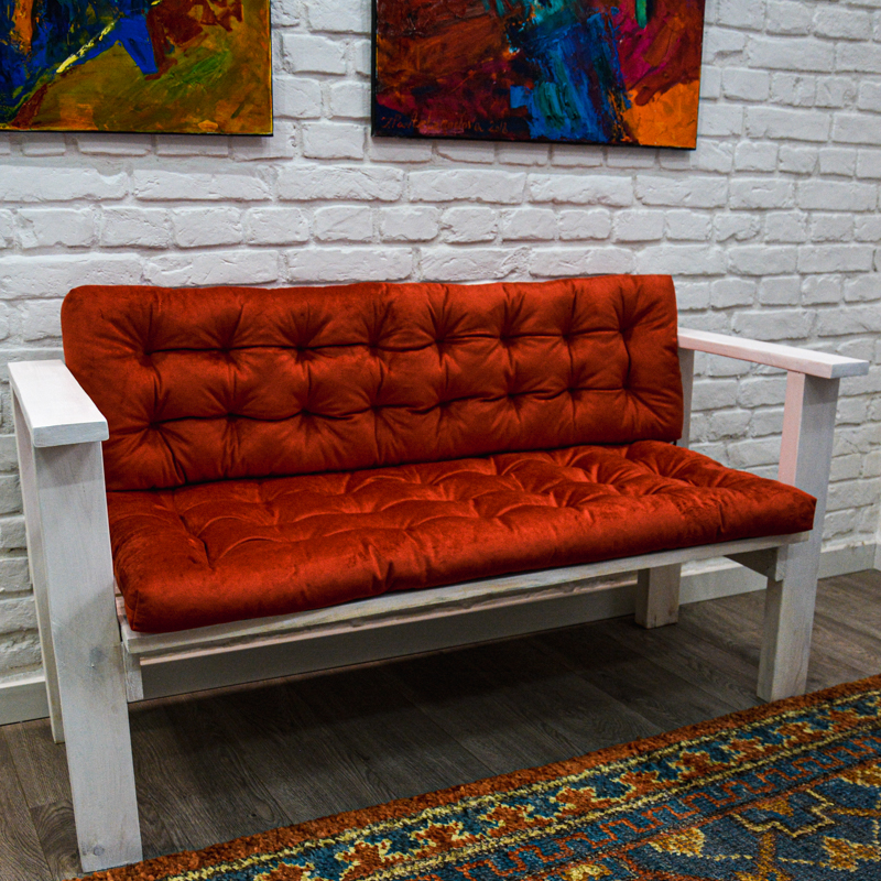 

Подушка для садовой мебели Time Textile Velours Scarlet Красный 13734-sp 40x120