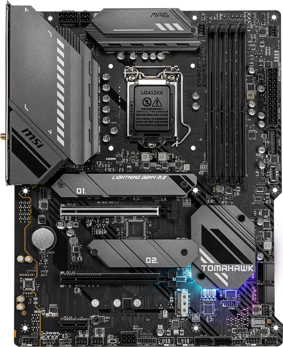 

Материнская плата MSI MAG B560 Tomahawk Wi-Fi (s1200, Intel B560, PCI-Ex16)