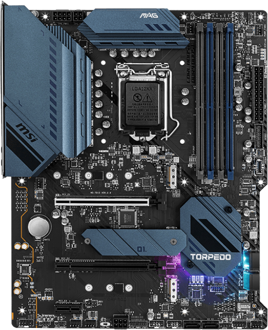 

Материнская плата MSI MAG B560 Torpedo (s1200, Intel B560, PCI-Ex16)
