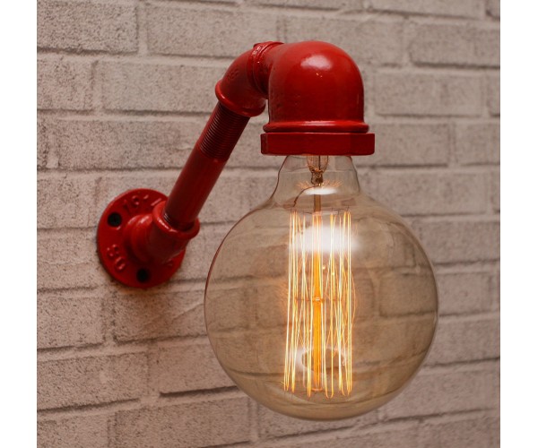

Настенный светильник из труб Simpl Red