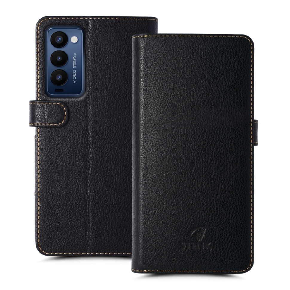 

Чехол книжка Stenk Wallet для TECNO Camon 18P Черный