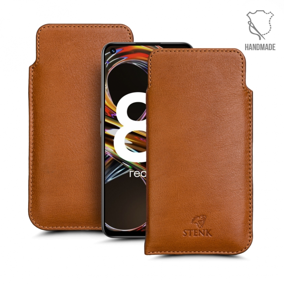 

Футляр Stenk Elegance для Realme 8i Camel