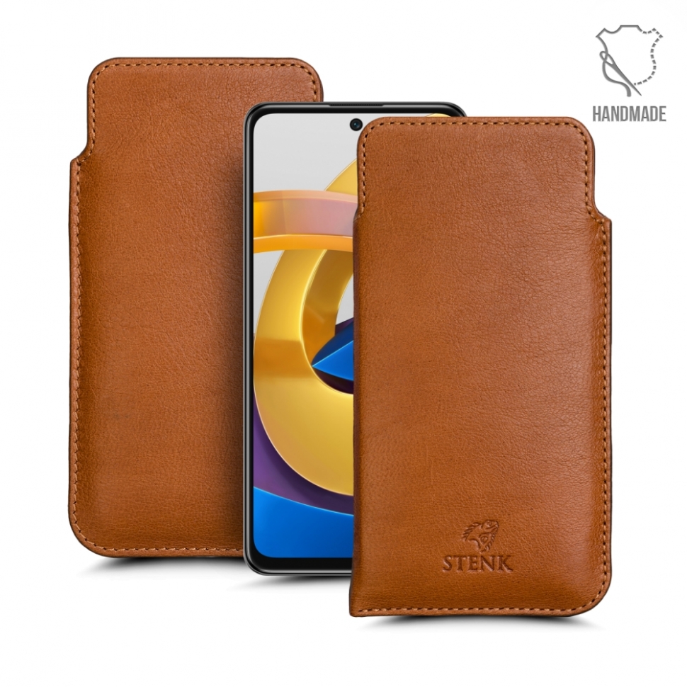 

Футляр Stenk Elegance для Xiaomi Poco M4 Pro 5G Camel