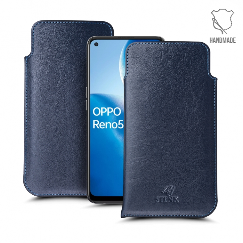 

Футляр Stenk Elegance для OPPO Reno5 Z 5G Синий