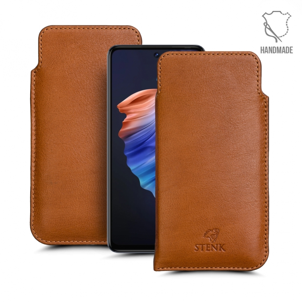 

Футляр Stenk Elegance для TECNO Camon 18P Camel