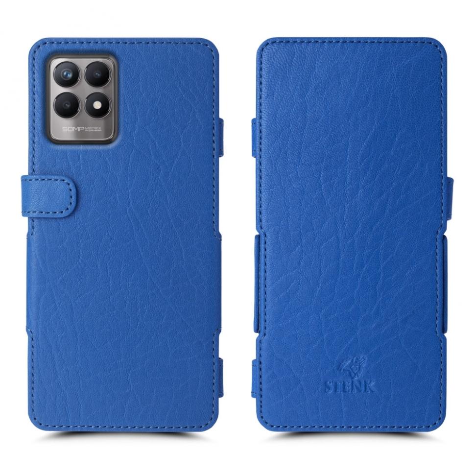 

Чехол книжка Stenk Prime для Realme 8i Ярко синий