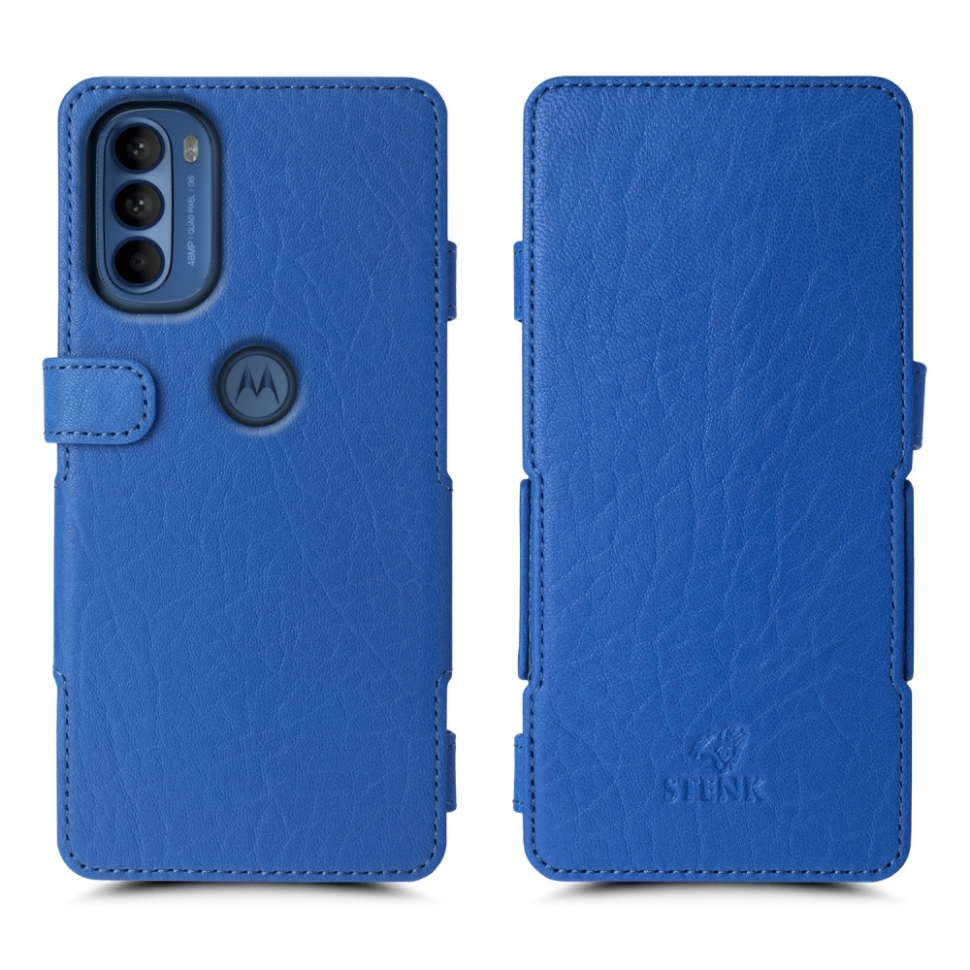 

Чехол книжка Stenk Prime для Motorola Moto G41 Ярко синий