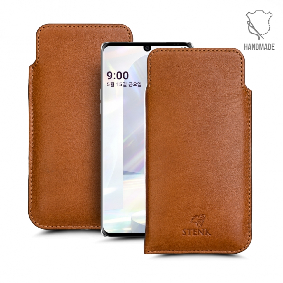 

Футляр Stenk Elegance для LG G9 Velvet 4G Camel