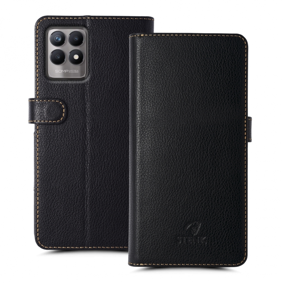 

Чехол книжка Stenk Wallet для Realme 8i Черный