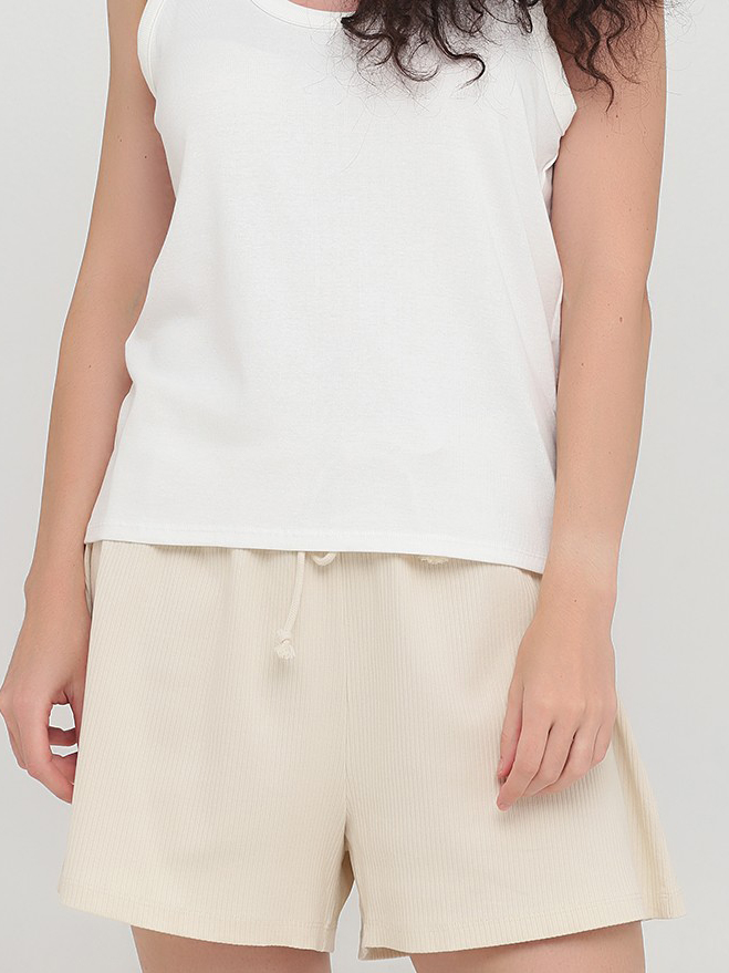 

Пижамные шорты H&M 9518781abr  Бежевые, Пижамные шорты H&M 9518781abr L Бежевые