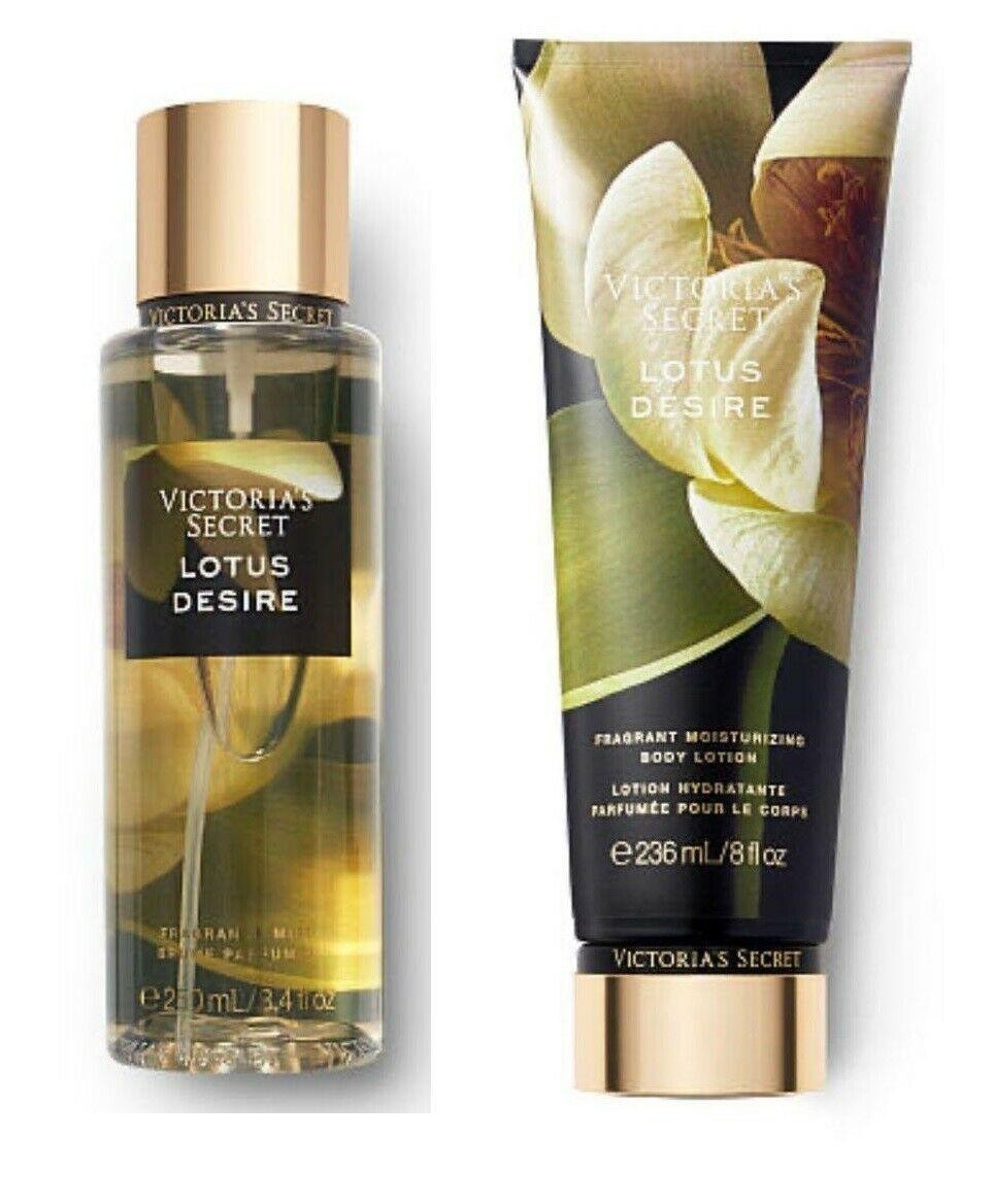 

Подарочный набор Victoria's Secret Lotus Desire спрей 250 мл + лосьон 236 мл