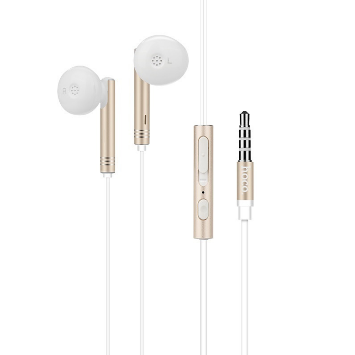 

Наушники Hoco M26 Zorun wire controllable earphone with mic Gold