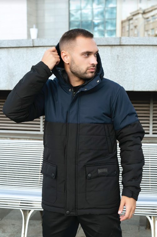 

Мужская демисезонная куртка с капюшоном Waterproof Intruder 0061  Синий с черным (IN- 0061/2 A, Мужская демисезонная куртка с капюшоном Waterproof Intruder 0061 S Синий с черным (IN- 0061/2 A)