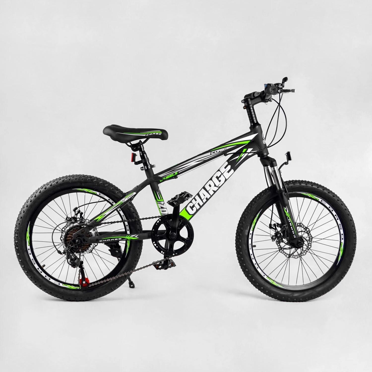 

Велосипед Corso 20" Charge Black-Green (SG-20740)