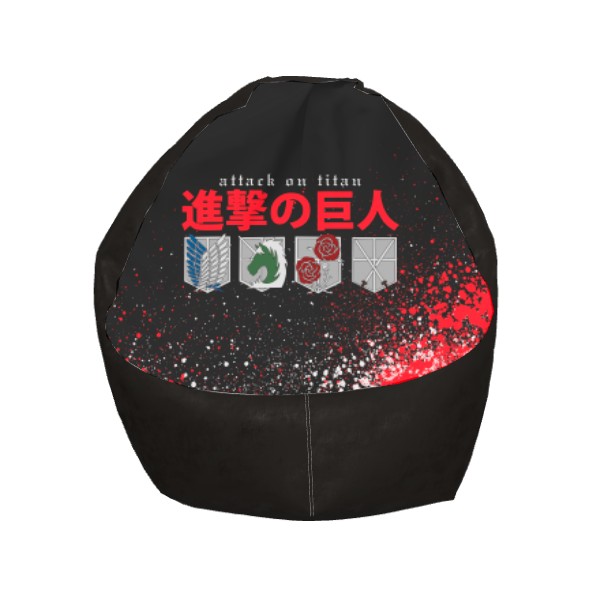 

Кресло мешок - Атака Титанов (Attack On Titans) 27 Цвет черный - MyTee