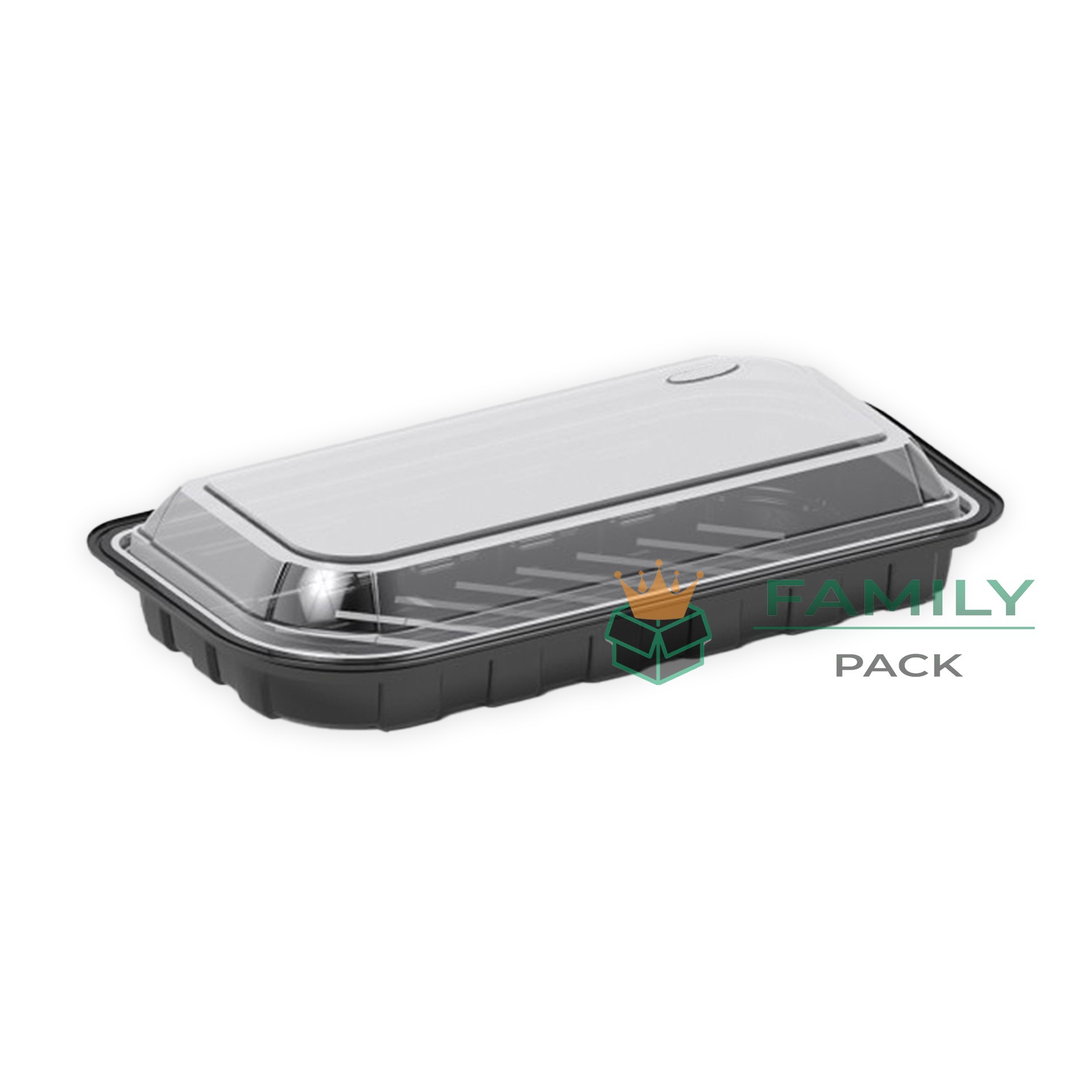 

Упаковка для суши 210х110х42 мм 800 шт/уп одноразовая с крышкой Dmytropack