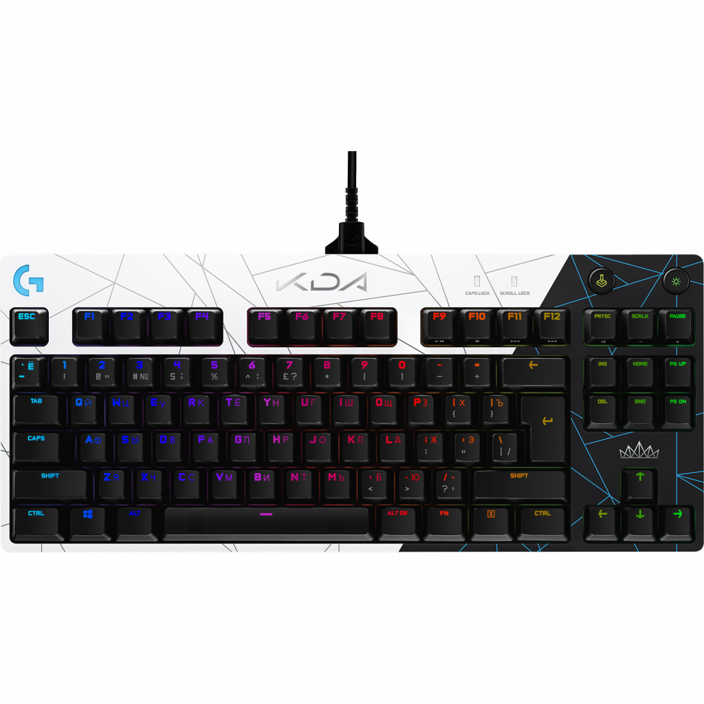

Клавиатура Logitech G Pro GX K/DA Brown Tactile Switch Black-White (920-010077)