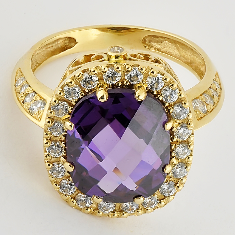 

Кольцо из желтого золота Alexs Jewel K110-38730002. Размер 17,5