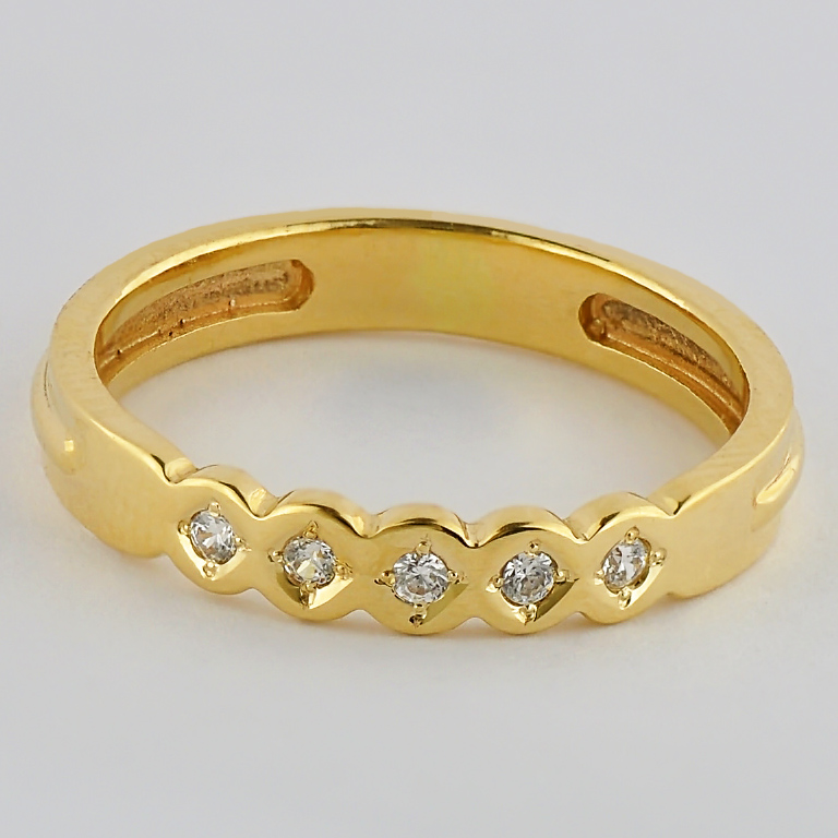 

Обручальное кольцо из желтого золота Alexs Jewel O0071-43290003