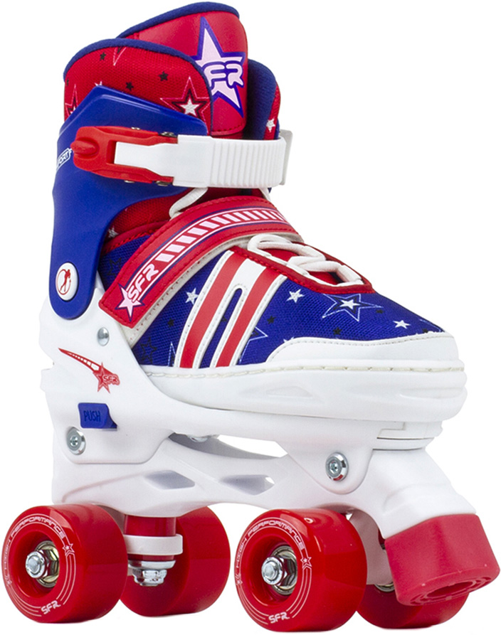 

Роликовые коньки раздвижные SFR Spectra blue-red 33-37 (SFR200-BR-33-37)