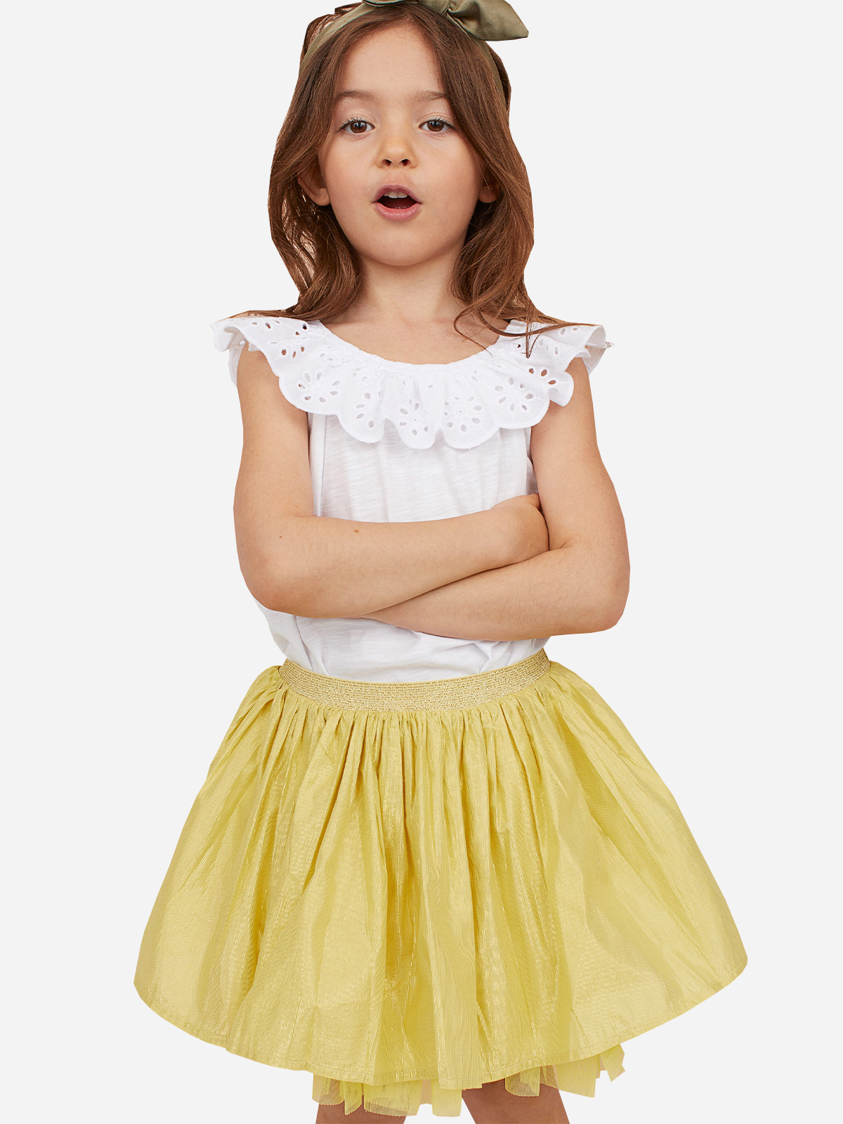 

Юбка H&M 060768477 110-116 см Желтая