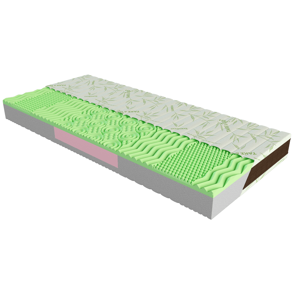 

Матрас EMM Take&Go Bamboo NEO GREEN 150x190 23-Е-M