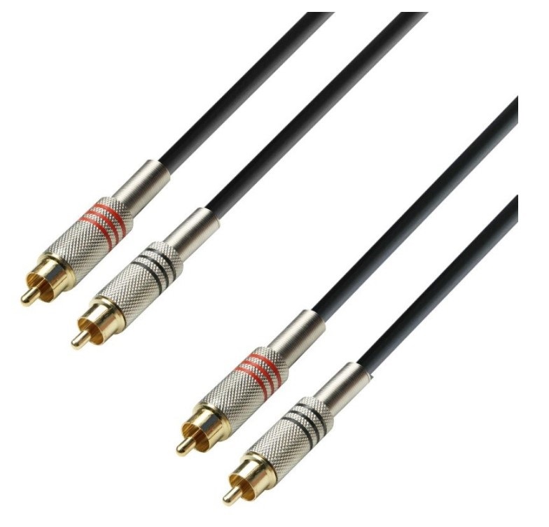 

Готовый аудио кабель 2xRCA — 2xRCA BIG XC004 3м