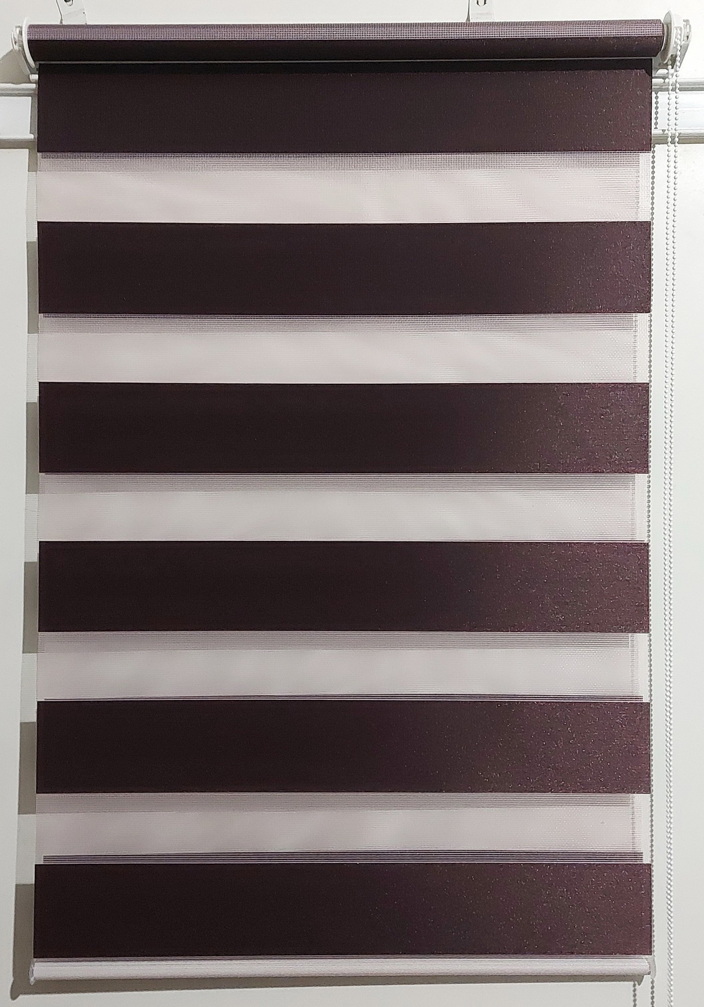 

Рулонная штора Miranda День-ночь Z-110 150*130 см Тёмно-коричневый