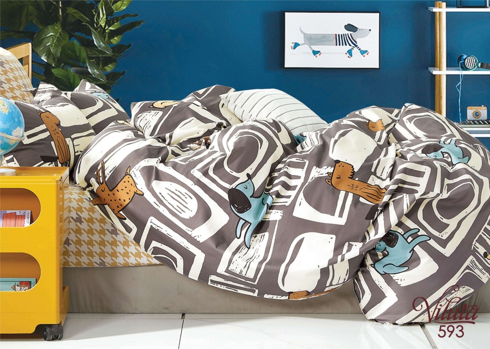 

Постельное белье Вилюта Сатин Твил 593 подростковый 2000000049236