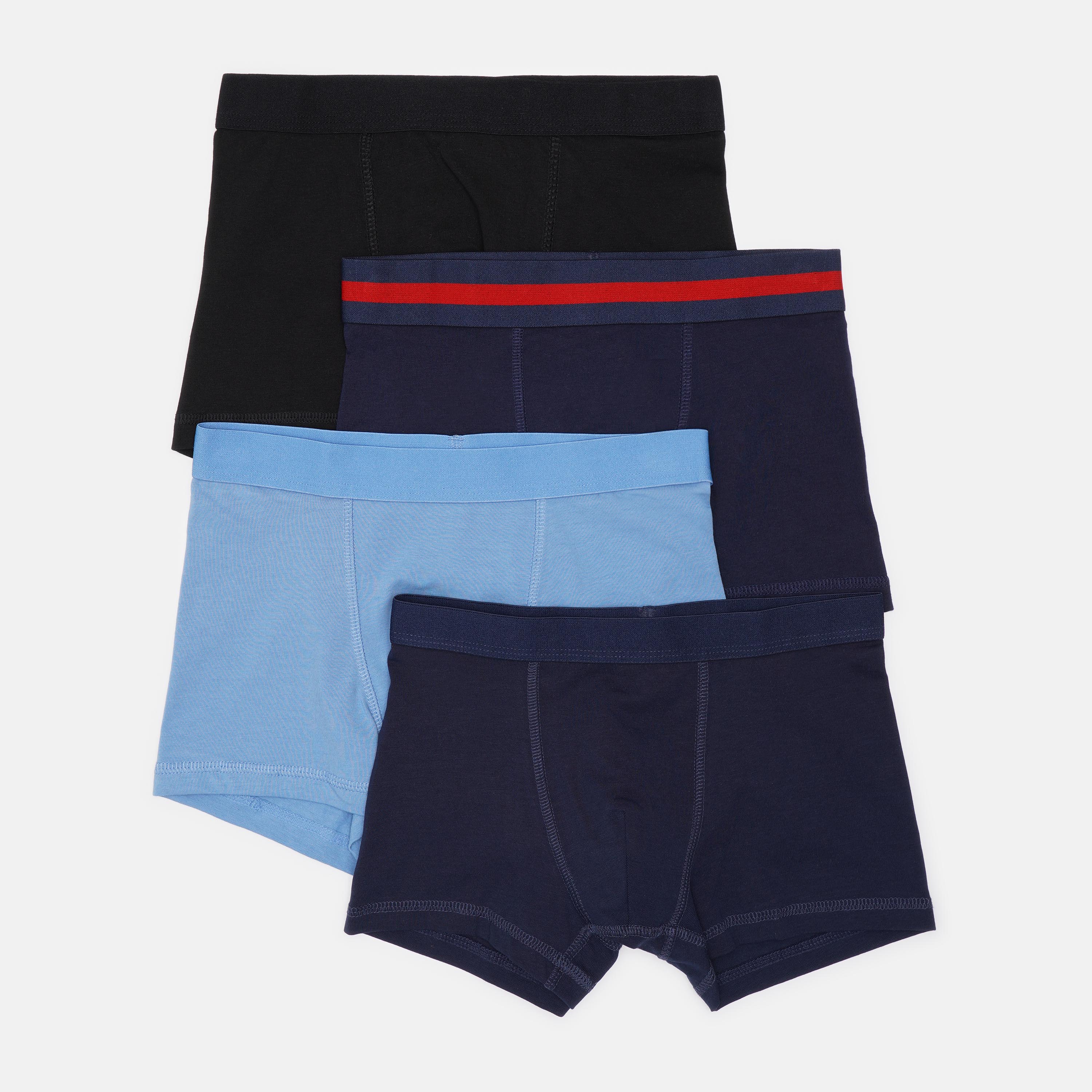 

Трусы (4шт) H&M 134 140см голубой, темно синий 29127138240