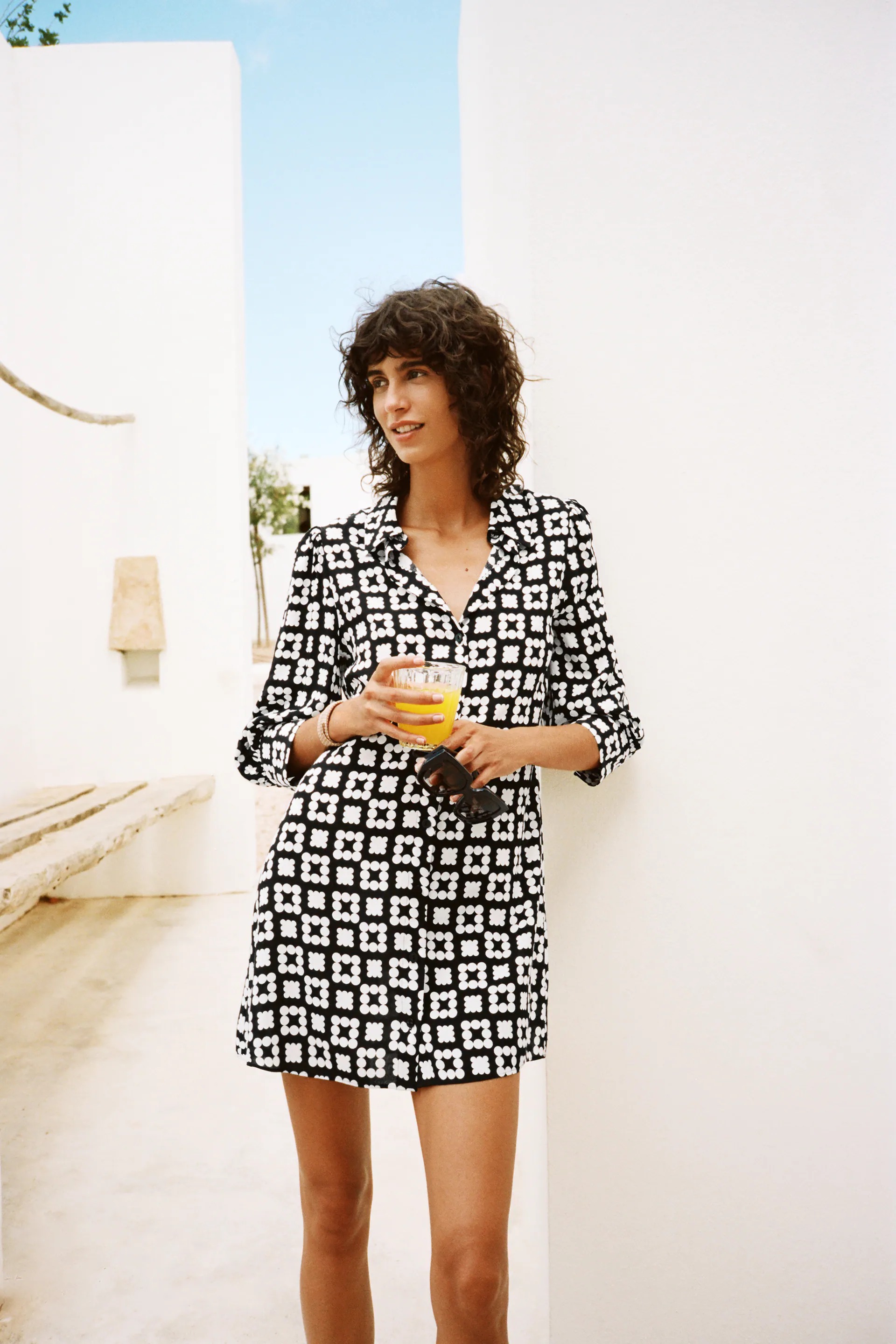 

Платье Zara  черно белый 4479243064, Платье Zara S черно белый 4479243064