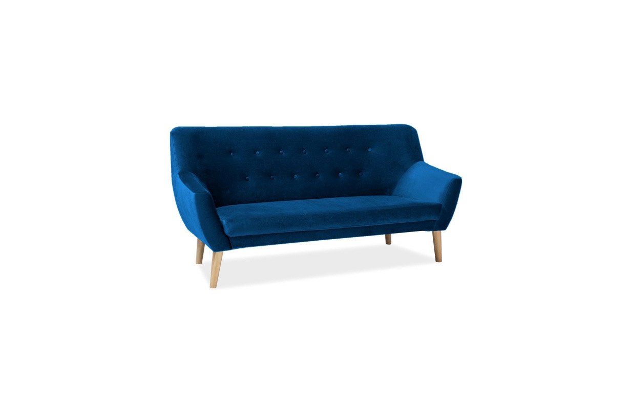 

Диван Nordic 3 velvet bluvel 86 180 ширина Signal