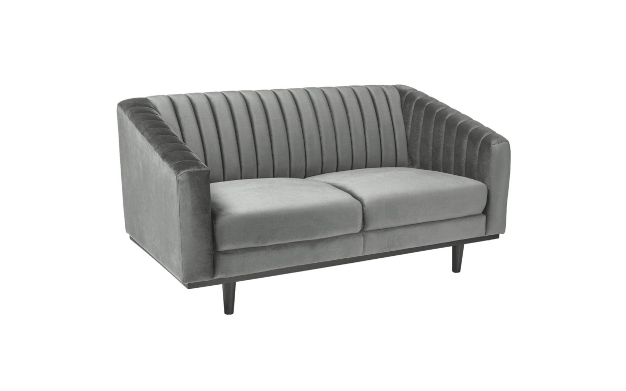 

Диван Asprey Velvet 2 grey 150 ширина Signal
