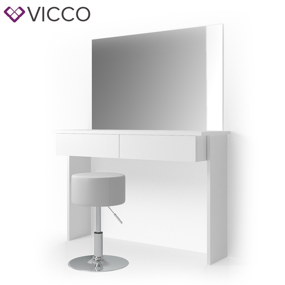 

Туалетный столик 120x83 Vicco Azur со стулом , белый глянец