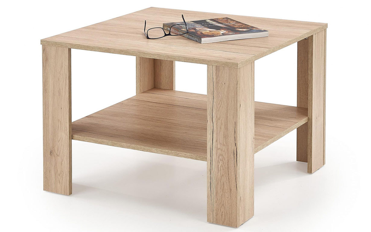 

Стол журнальный Kwadro kvadrat dub san remo Halmar