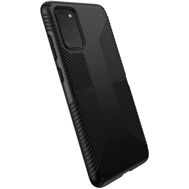 

​Антибактериальный противоударный чехол бампер Speck Presidio Grip Samsung Galaxy S20 Plus + 5G G985 black