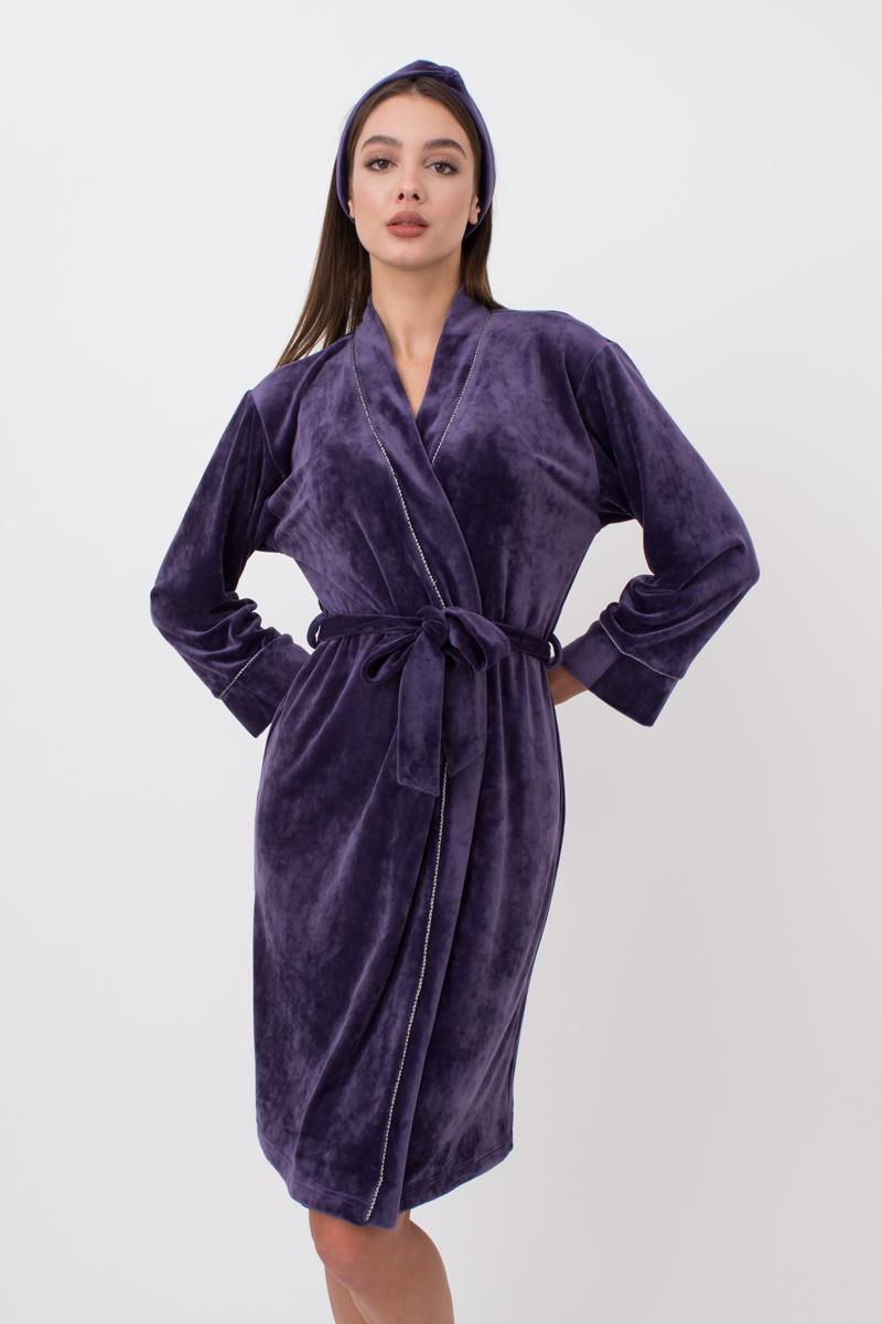 

Халат GIULIA SOFT WINTER 7320/080  Eggplant, Халат GIULIA SOFT WINTER 7320/080 M Eggplant