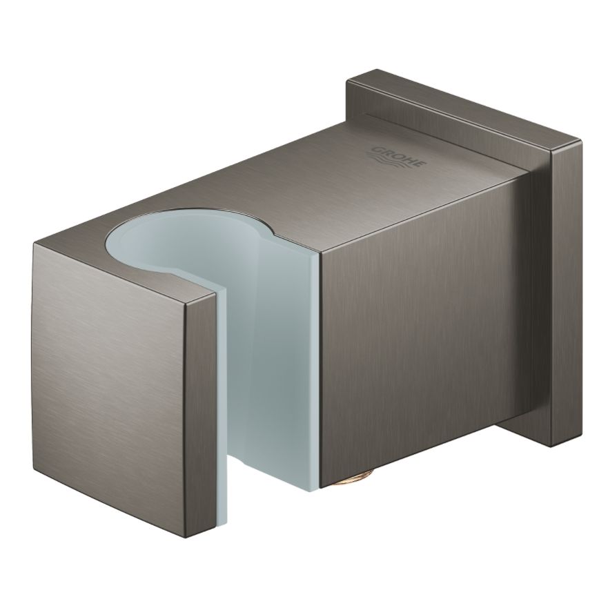 

Шланговое подсоединение Grohe Euphoria Cube с держателем ручного душа DN15, матовый графит (26370AL0)