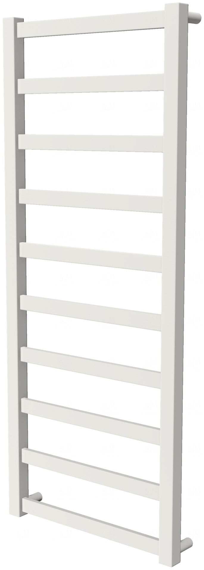 

Полотенцесушитель Extra 10 белая RAL9016 лесенка 1050x430, white