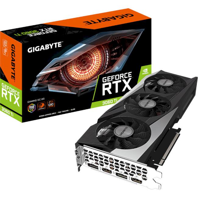 

Видеокарта GIGABYTE GeForce RTX 3060Ti 8Gb GAMING 2.0 LHR (GV-N306TGAMING-8GD 2.0)