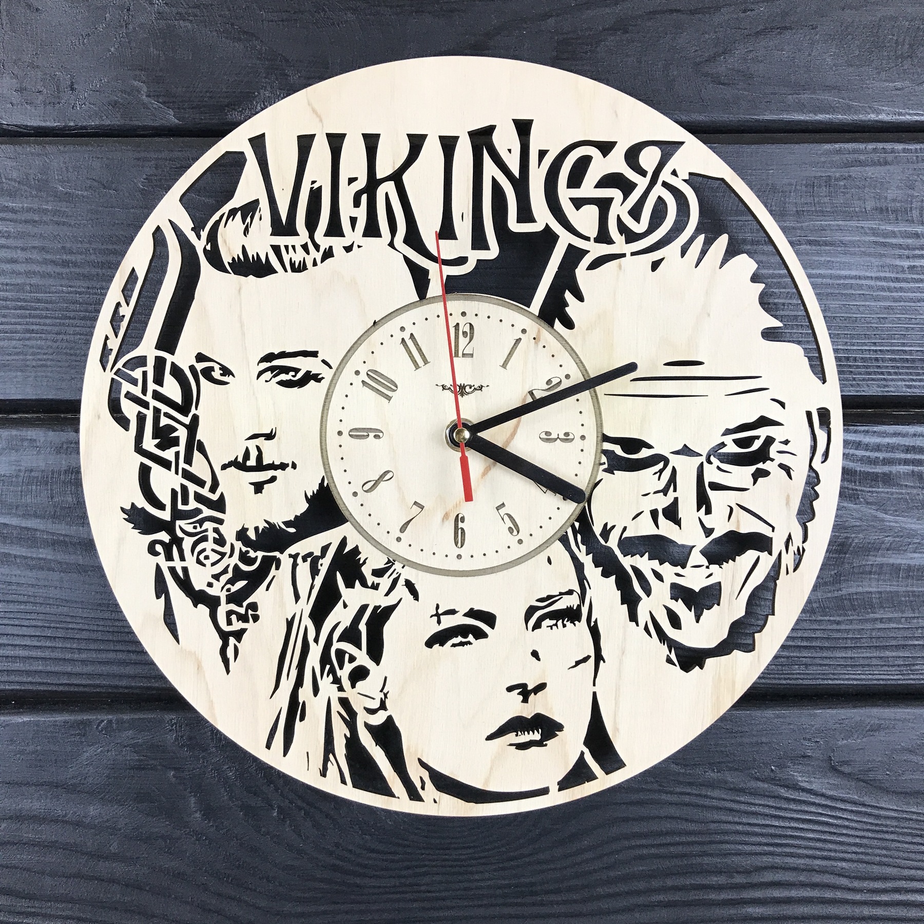 

Тематические интерьерные настенные часы Vikings CL-0471