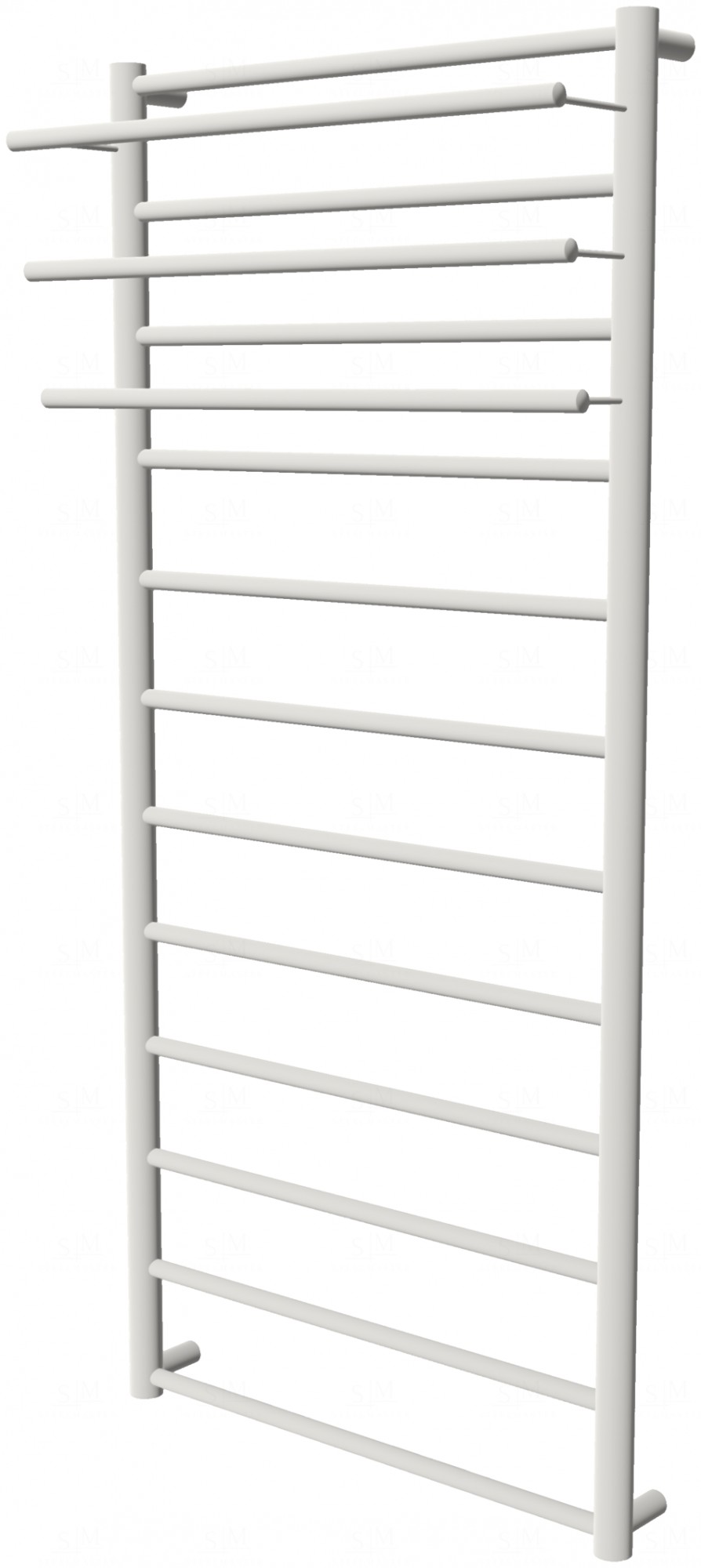 

Полотенцесушитель Elegant 12 белая RAL9016 лесенка 1250x532, white