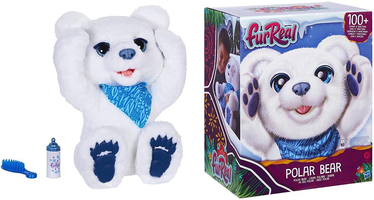 

Интерактивная игрушка Hasbro FurReal Полярный белый Медведь FurReal Polar Bear Cub Interactive Plush Toy (F2051)