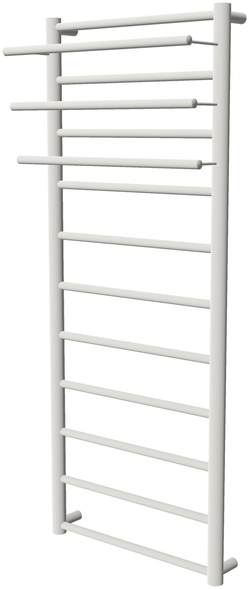 

Полотенцесушитель Elegant 11 белая RAL9016 лесенка 1150x432, white