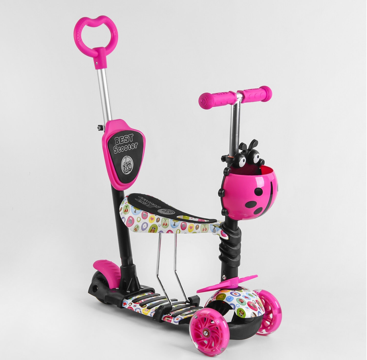 

Самокат 5 в 1 Best Scooter 15800 Pink (15800)