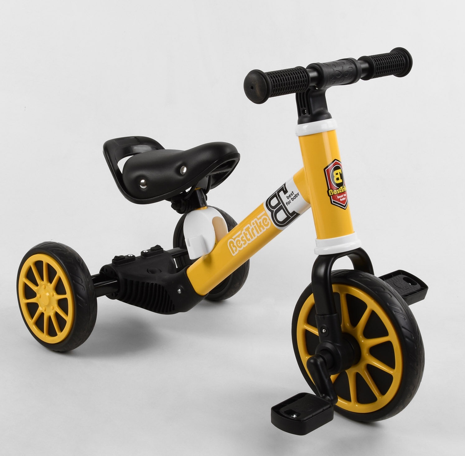 

Велосипед-беговел Best Trike 71616 Black Yellow (71616)